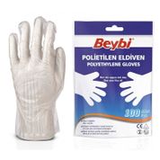 Beybi Pet Polietilen 100'lü Eldiven 