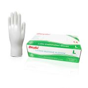 Beybi̇ Pudralı Lateks 100'lü Large Muayene Eldiveni