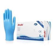 Beybi Pudrasız Large Mavi 100'lü Paket Nitril Muayene Eldiveni 