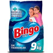 Bingo Sık Yıkananlar 9 kg Toz Çamaşır Deterjanı