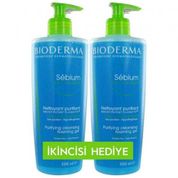 Bioderma Sebium Foaming Gel 500 ml 1+1 Yüz Temizleme Jeli