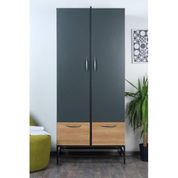 Boo Sheila 2 Kapaklı 2 Çekmeceli Gardırop