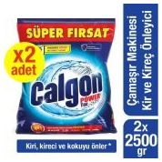 Calgon Çamaşır Makinesi 2x2500 Kireç Önleyici Toz