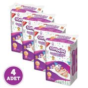 Canbebe 4'lü 60x60 cm Bebek Bakım Örtüsü