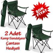 Çantalı Balıkçı 2 Adet Kamp Sandalyesi