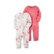 Carter`s Layette Kız Bebek 2'li Tulum 