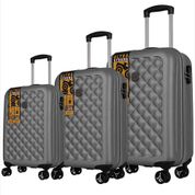 ÇÇS 5165 Antrasit Abs Valiz Seti 