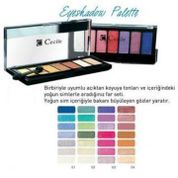 Cecile 02 Eyeshadow Palette Yeşil Seri