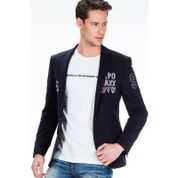 Cipo&Baxx CJ223 Koyu Lacivert Erkek Spor Ceket