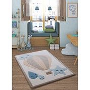 Confetti Cloudy Oymalı Mavi 133x190 cm Çocuk Halısı