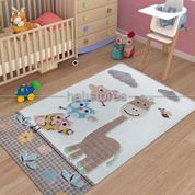 Confetti Owls Oymalı Kum 100x150 cm Çocuk Halısı 