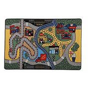 Confetti Race Yeşil 100x150 cm Çocuk Halısı