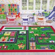 Confetti Town Anaokulu 200x290 cm Çocuk Odası Halısı
