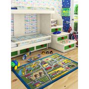 Confetti Trafik 100x150 cm Çocuk Odası Halı 
