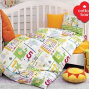 Cotton Box Safari Oranj Bebek Nevresim Takımı