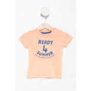 Defacto J6253A2-18HS-RD264 Yazı Baskılı Erkek Bebek T-shirt
