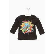 Defacto  J9205A2.18AU.BK27 Siyah Erkek Bebek Uzun Kollu T-shirt