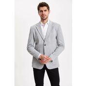 Defacto K8450.AZ19SP.GR326 Gri Modern Fit Blazer Erkek Ceket