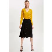 DeFacto K9242AZ19SPBK27 Düğmeli Uzun Etek