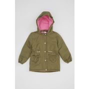 DeFacto R4886A2.20SP.KH3 Kapüşonlu Basic Kız Bebek Mont