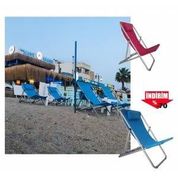 Depolife Koltuk Kademeli Bahçe Plaj Sandalye Şezlong