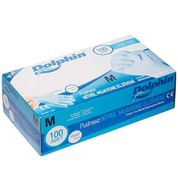 Dolphin Mavi Pudrasız Nitril Small 100'lü Muayene Eldiveni 