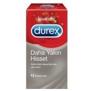 Durex Daha Yakın Hisset 12'li Prezervatif