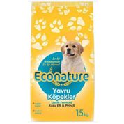 Econature Kuzu-Etli ve Pirinçli 15 kg Yavru Köpek Maması 