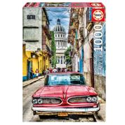 Educa Vintage Car in Old Havana 1000 Parça Puzzle