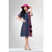 Eliş Şile Bezi İkbal Krem Kısa Kol Kadın Elbise