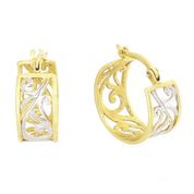 Engin Gold 14 Ayar Altın Halka Küpe