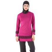 Estiva 1856 Likralı Mikro Boneli Eşarplı Tesettür Mayo