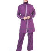 Estiva 1874 Paraşüt Kumaş Eşarplı Boneli Tesettür Mayo