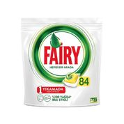 Fairy Hepsi Bir Arada Limon Kokulu 84 Yıkama Bulaşık Makinesi Tableti