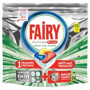 Fairy Platinum Limon Kokulu 100 Yıkama Bulaşık Makinesi Tableti