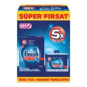 Finish 1.5 kg Tuz ve Finish 250 ml Makine Temizleyici 