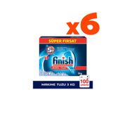 Finish 6x3000 gr Bulaşık Makinesi Tuzu