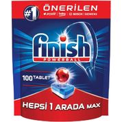 Finish Hepsi Bir Arada Max 100 Yıkama Bulaşık Makinesi Tableti