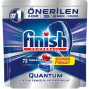 Finish Quantum 72 Yıkama Bulaşık Makinesı Tableti
