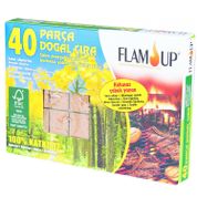 Flam Up Çiçek Özlü 40'lı Doğal Çıra