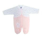 Gaye 1614 Beyaz-Somon Bebek Tulumu