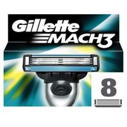 Gillette Mach3 8'li Yedek Tıraş Bıçağı