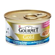 Gourmet Gold Okyanus Balığı ve Sebzeli 24x85 gr Kedi Konserve