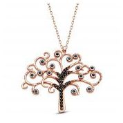 Gümüş 925 Ayar Hayat Ağacı  Kolye
