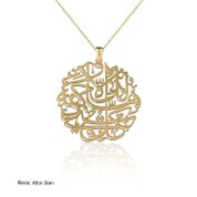 Gümüş Nazar Duası Kolye