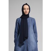 Guzz MED07 Lacivert Medine İpeği Eşarp