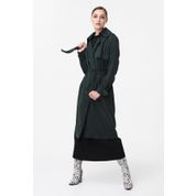 İpekyol IW6190011033070 Yeşil Kadın Pardesü 