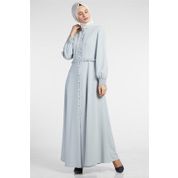Kayra 15014 Mavi Kadın Pardesü