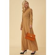 Kayra 15123 Krem Kadın Pardesü