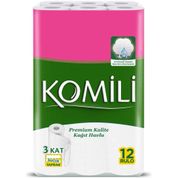 Komili Konfor 3 Katlı 12'li Paket Kağıt Havlu
